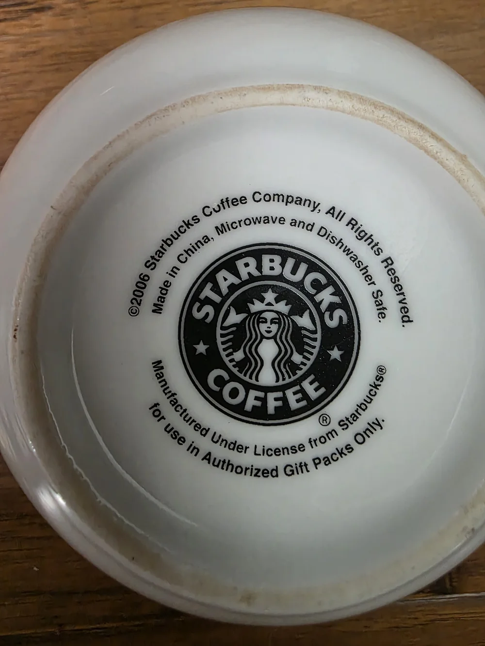 Starbucks classic white